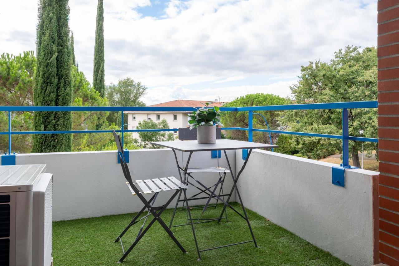 Appartamento L'Airbusien - Terrasse et parking - Airbus à coté Colomiers Esterno foto